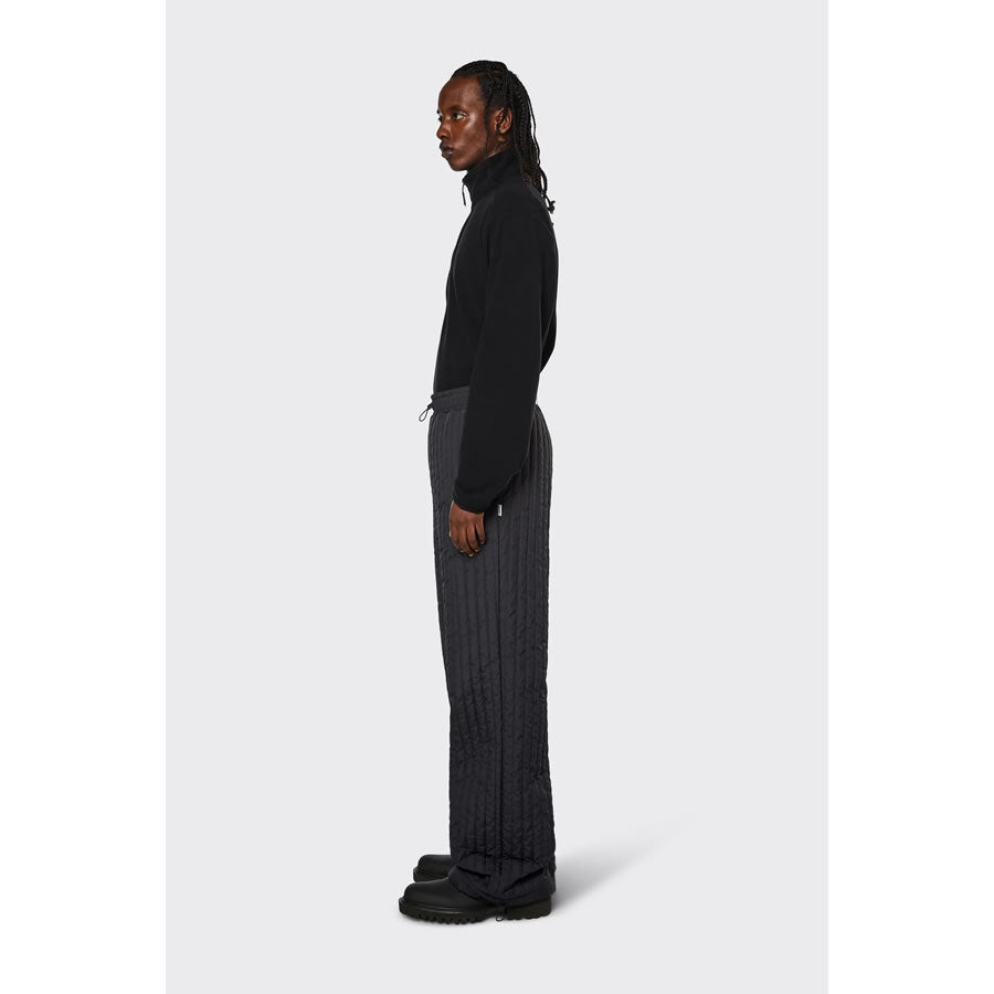 RAINS (レインズ) / キルティングパンツ 中綿パンツ / LINER PANTS WIDE - BLACK / 55224-1-01828 01