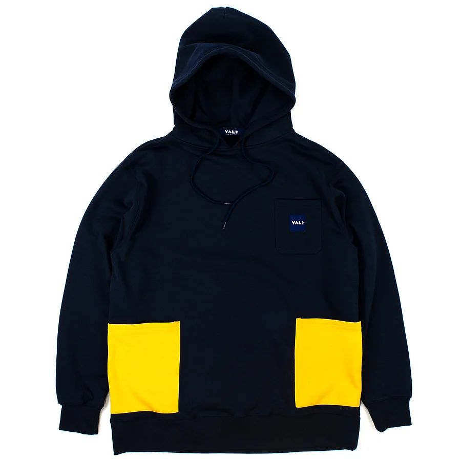 YALP by PLAY DESIGN (ヤルプ) / プルオーバーパーカー / HAND POCKET HOODIE - NAVY / Y22W1HPHD / メンズ P01