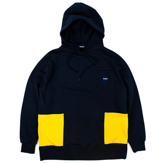 YALP by PLAY DESIGN (ヤルプ) / プルオーバーパーカー / HAND POCKET HOODIE - NAVY / Y22W1HPHD / メンズ P01