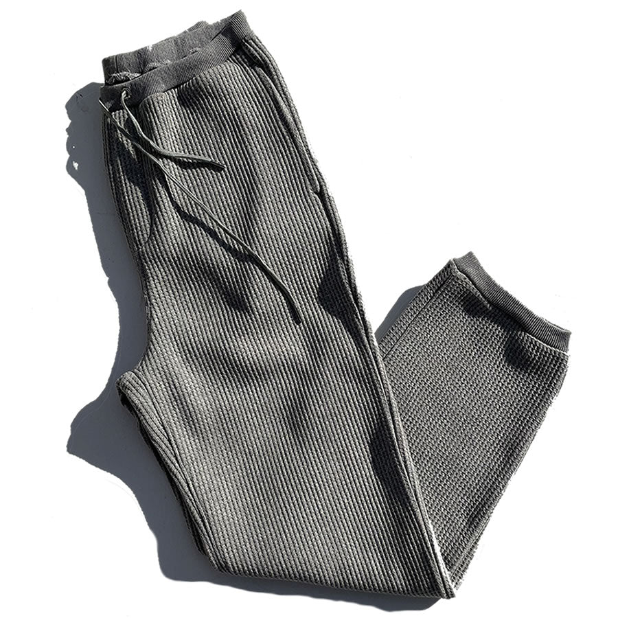 NASNGWAM (ナスングワム) / 厚手裏起毛 サーマルイージーパンツ / SUNNY EASY PANTS - GRAY  / P0433307