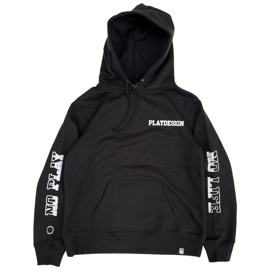 PLAY DESIGN  プレイデザイン / P01 / 裏起毛プルオーバーパーカー / PD HOODED SW - BLACK / 22AW1PDHD / メンズ