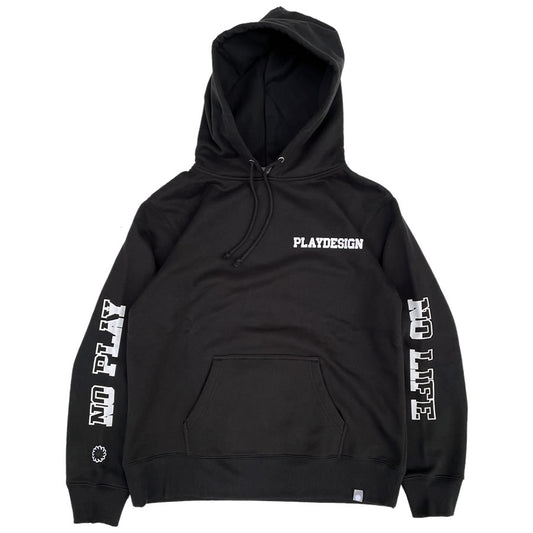 PLAY DESIGN  プレイデザイン / P01 / 裏起毛プルオーバーパーカー / PD HOODED SW - BLACK / 22AW1PDHD / メンズ
