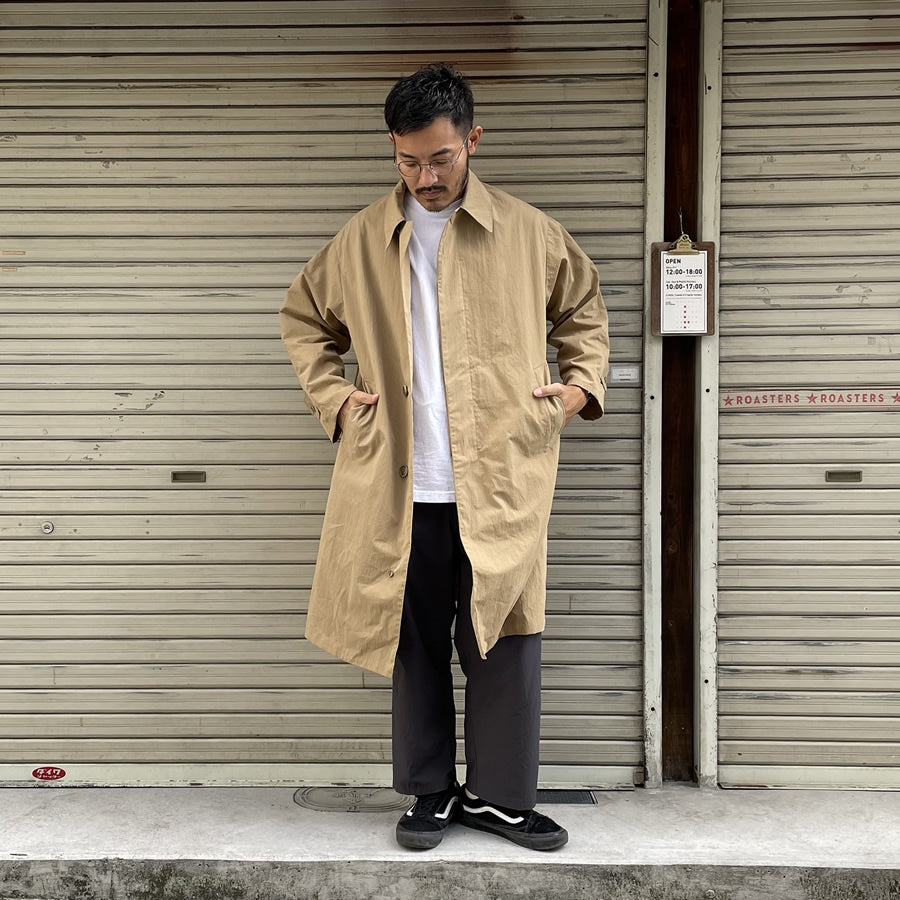 WAX(ワックス)  / ステンカラーコート / BALMACAAN COAT - BEIGE / WX-0235 / メンズ THM
