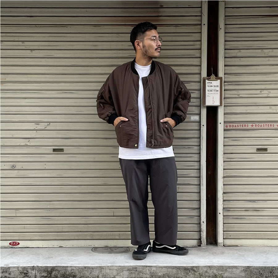 AXESQUIN.MODIFIED アクシーズクイン / フライトジャケット / INSULATED RCAF JACKET - DARK CHOCOLATE/ 321036