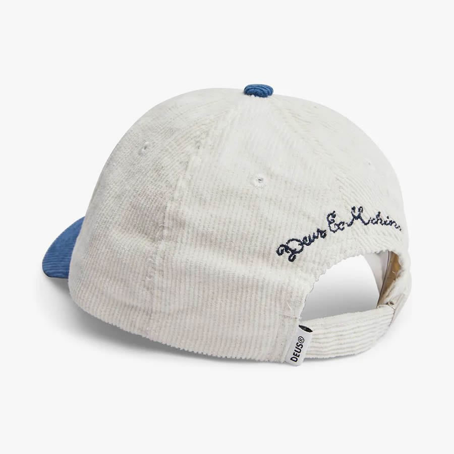 DEUS EX MACHINA (デウス) / ベースボールキャップ 帽子 / INSIGNIA DAD CAP - WHITE x NAVY / DMW227183 / メンズ