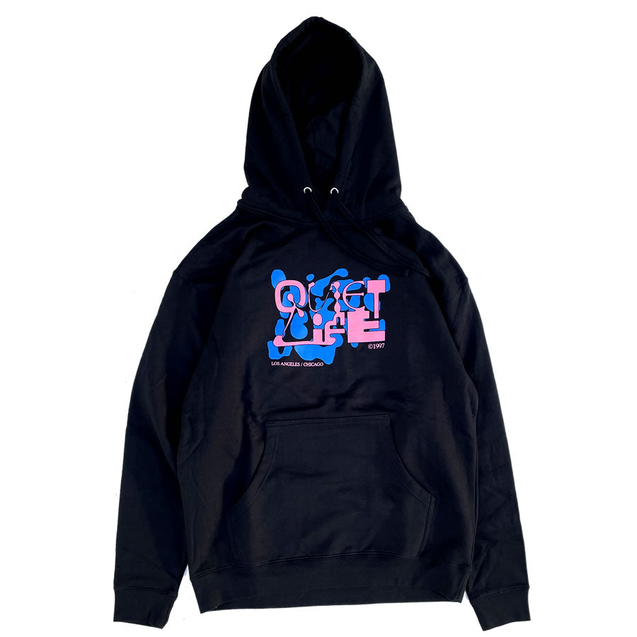 THE QUIET LIFE ザクワイエットライフ / 裏起毛プルオーバーパーカー / CIRCUIT HOOD - BLACK / 22FAD2-2109 / メンズ