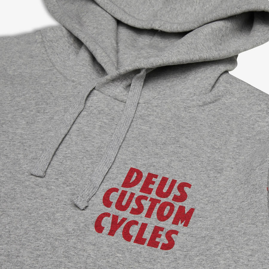 DEUS EX MACHINA ( デウスエクスマキナ ) / スウェット 裏起毛 プルオーバーパーカー / ILLUSIONS HOODIE - GREY MARLE /DMW228179