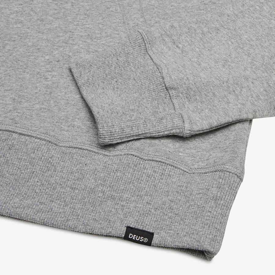 DEUS EX MACHINA ( デウスエクスマキナ ) / スウェット 裏起毛 プルオーバーパーカー / ILLUSIONS HOODIE - GREY MARLE /DMW228179