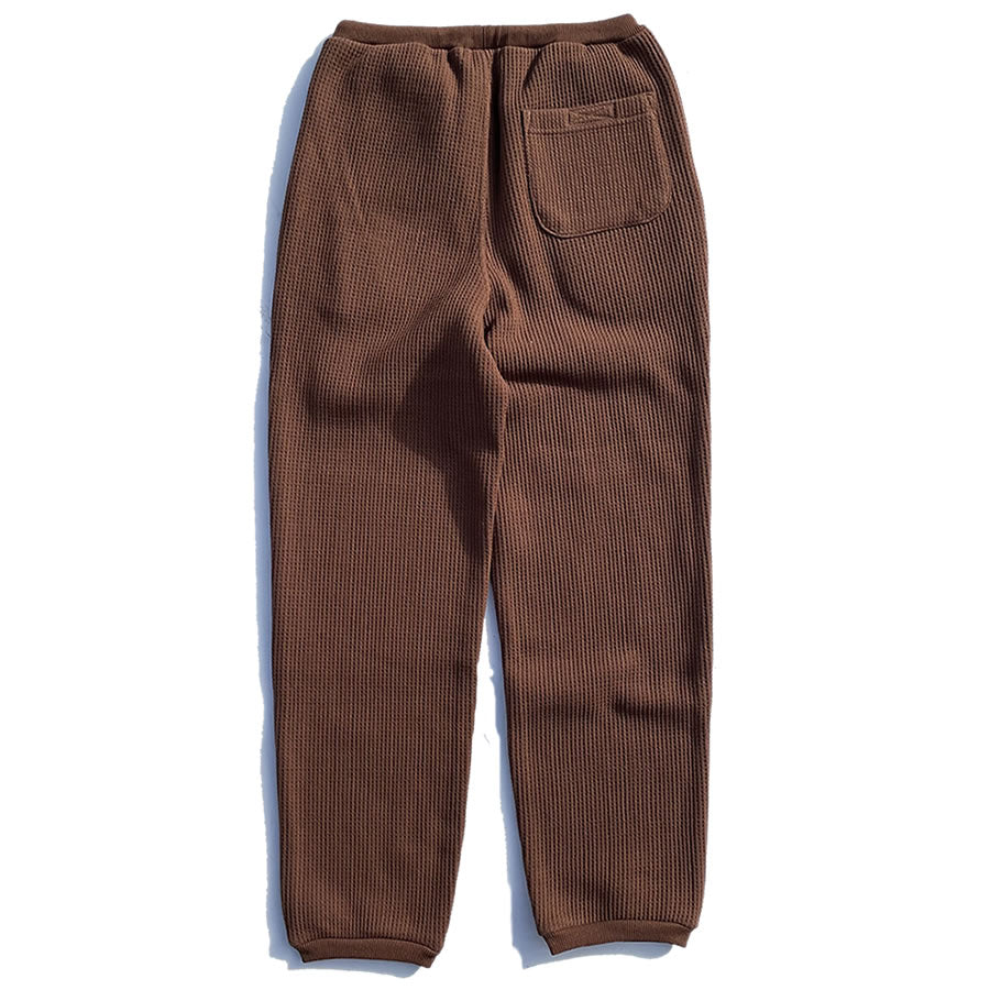 NASNGWAM (ナスングワム) / 厚手裏起毛 サーマルイージーパンツ / SUNNY EASY PANTS - BROWN  / P0433307