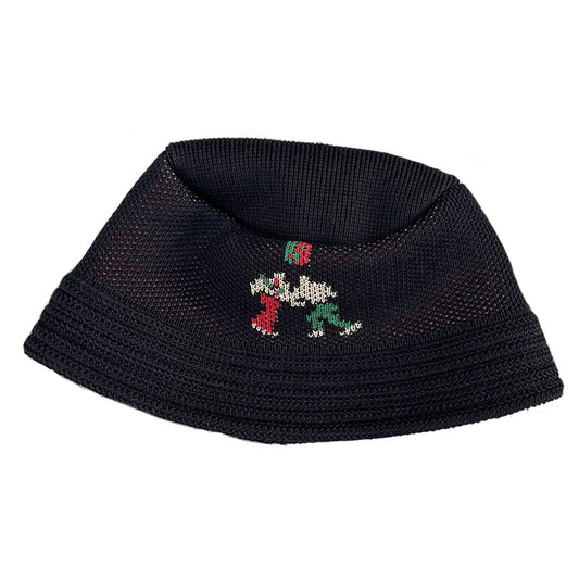 Wu Xing (ウーシン) / バケットハット コットンニットハット / KNIT HAT Hagger / WX-38-Black-