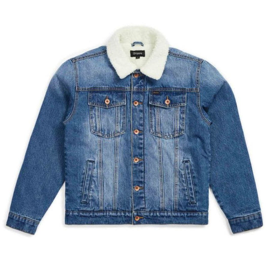 BRIXTON (ブリクストン) / デニムボアフリースジャケット / CABLE SHERPA DENIM JACKET - WORN INDIGO / 03218 / メンズ
