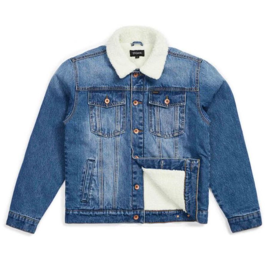 BRIXTON (ブリクストン) / デニムボアフリースジャケット / CABLE SHERPA DENIM JACKET - WORN INDIGO / 03218 / メンズ