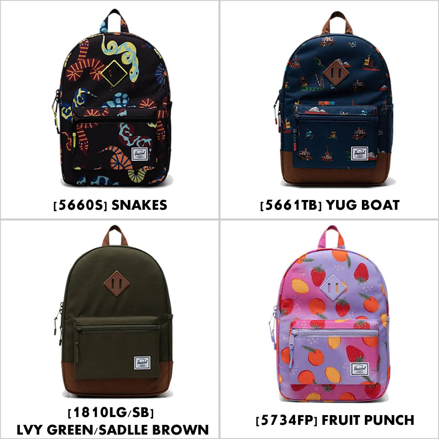 Herschel Supply ハーシェルサプライ リュックサック ユース キッズ / HERITAGE YOUTH - 11カラー展開 / 16L / 10312