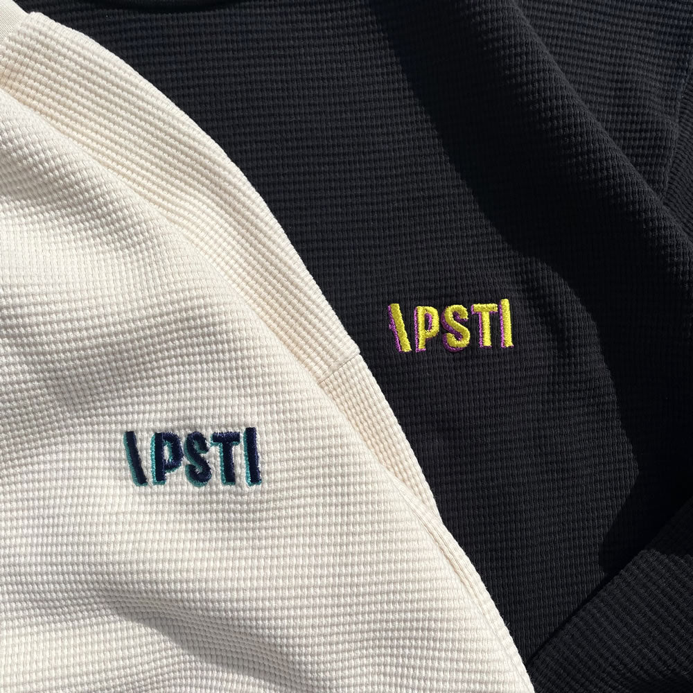PACIFIC STANDARD TIME  / 厚手サーマルロンT/ THERMAL PST LS TEE - BLACK / MADE IN USA