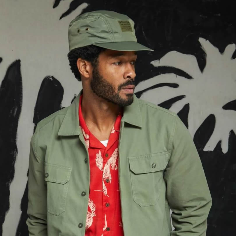 BRIXTON ( ブリクストン ) / キャップ フリーサイズ 帽子 / VINTAGE NYLON MP CAP - OLIVE SURPLUS / 11336 - OLVSP / メンズ 23SS