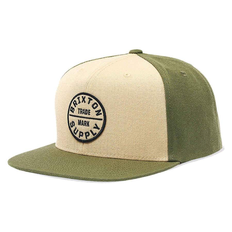BRIXTON (ブリクストン) / スナップバックキャップ 帽子 / OATH III SNAPBACK - OLIVE SURPLUS SAND / 10777 - OLSSD / メンズ 23SS