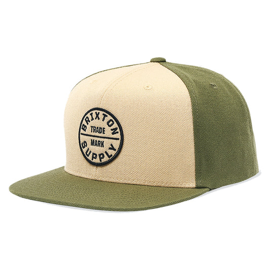 BRIXTON (ブリクストン) / スナップバックキャップ 帽子 / OATH III SNAPBACK - OLIVE SURPLUS SAND / 10777 - OLSSD / メンズ 23SS