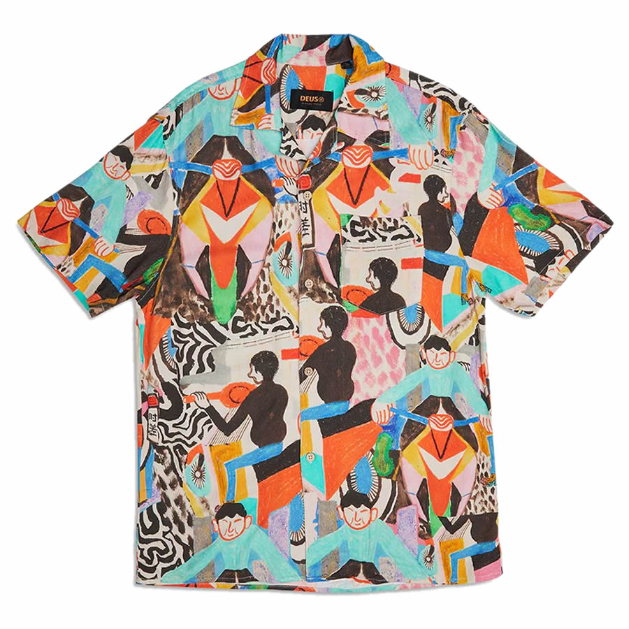 DEUS EX MACHINA ( デウスエクスマキナ ) / 半袖 オープンカラーシャツ / VESPACIFIC SHIRT - MULTI / DMS225645