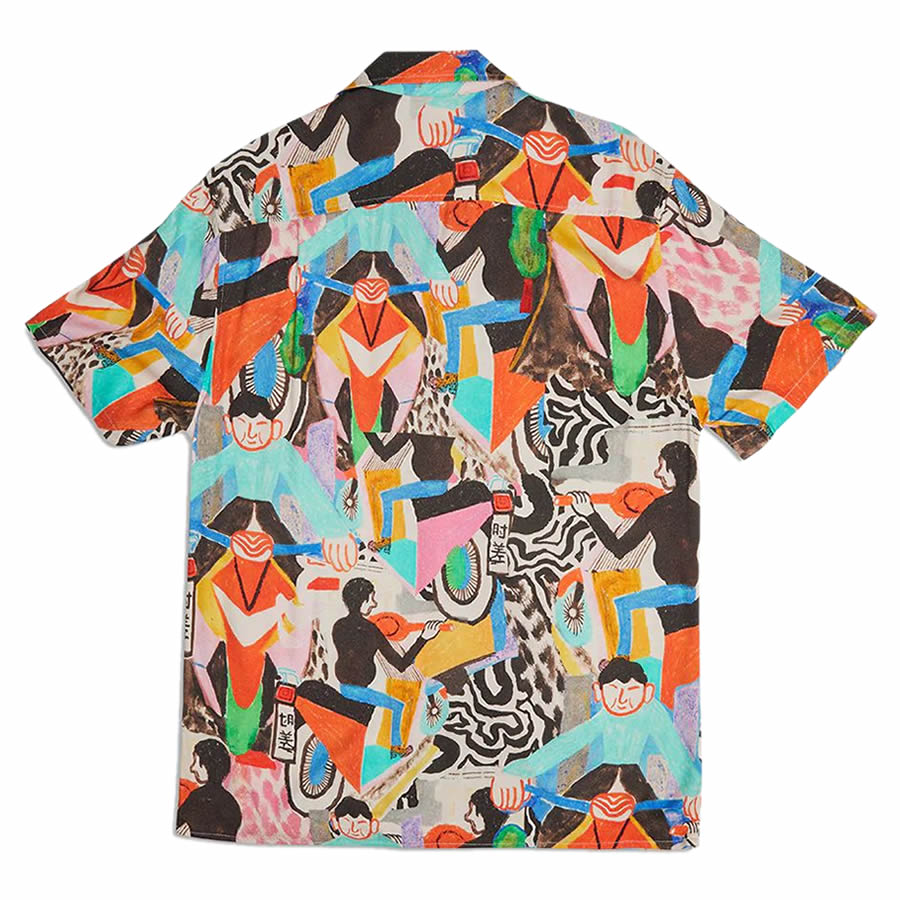 DEUS EX MACHINA ( デウスエクスマキナ ) / 半袖 オープンカラーシャツ / VESPACIFIC SHIRT - MULTI / DMS225645