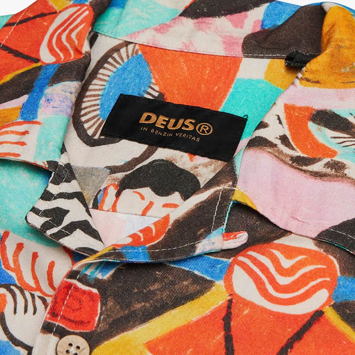 DEUS EX MACHINA ( デウスエクスマキナ ) / 半袖 オープンカラーシャツ / VESPACIFIC SHIRT - MULTI / DMS225645