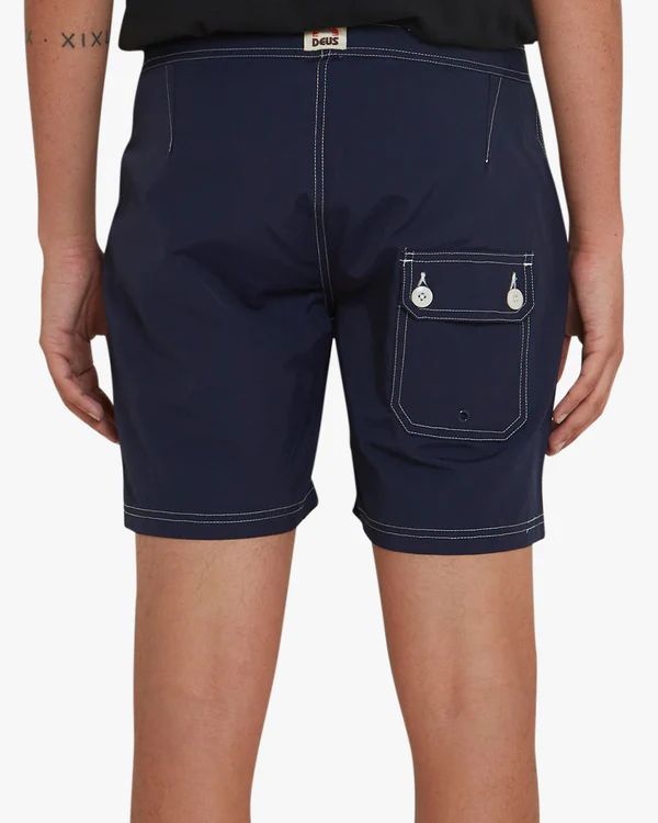 DEUS EX MACHINA ( デウス ) / 街履きストレッチボードショーツ / BENJI BOARDSHORT - NAVY / DMS222641A / メンズ
