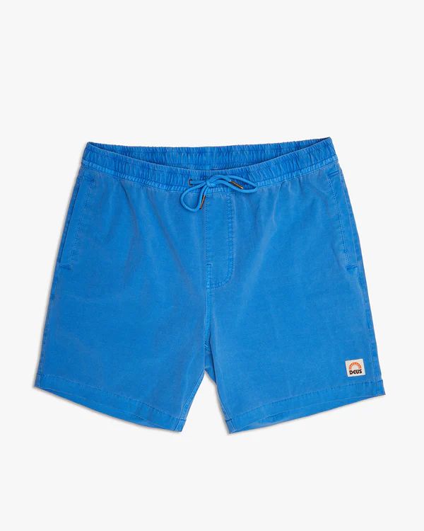 DEUS EX MACHINA ( デウス) /  街履きストレッチボードショーツ / SANDBAR GARMENT DYE - FRENCH BLUE / DMS222642A / メンズ