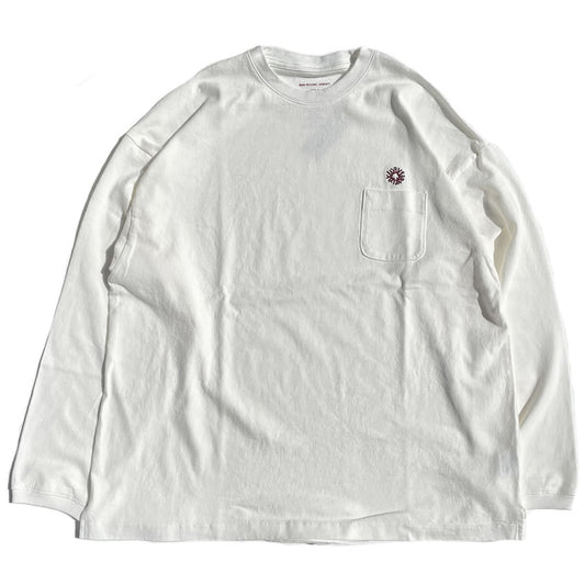 WAX(ワックス) / ロンT 長袖Tシャツ / POCKET LONG TEE - OFF WHITE / WX-0274 / メンズ THM グレー