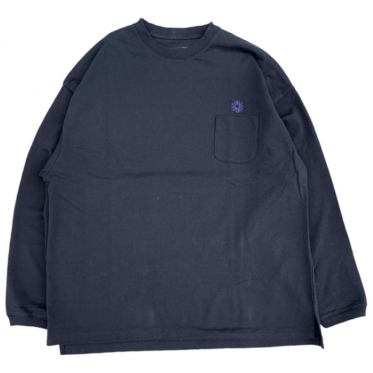 WAX(ワックス) / ロンT 長袖Tシャツ / POCKET LONG TEE - CHARCOAL / WX-0274 / メンズ THM