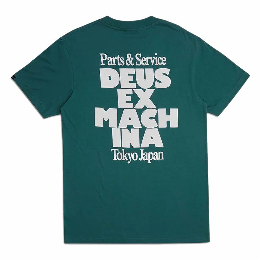 DEUS EX MACHINA ( デウスエクスマキナ ) / 半袖 Tシャツ / POSTAL TEE - WORK GREEN / DMP231770A / メンズ