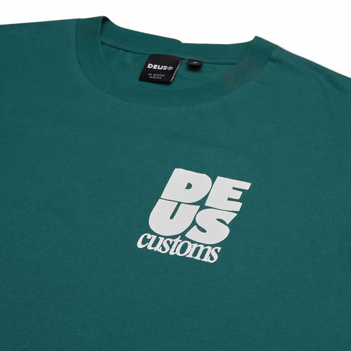 DEUS EX MACHINA ( デウスエクスマキナ ) / 半袖 Tシャツ / POSTAL TEE - WORK GREEN / DMP231770A / メンズ