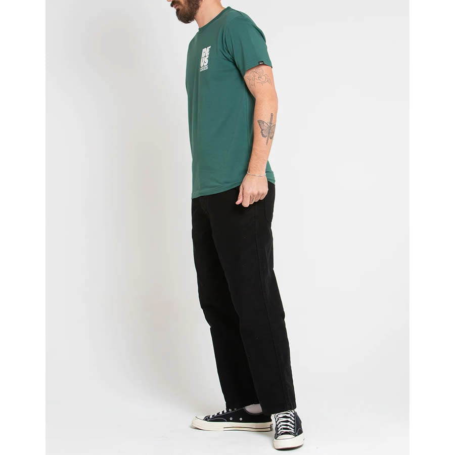 DEUS EX MACHINA ( デウスエクスマキナ ) / 半袖 Tシャツ / POSTAL TEE - WORK GREEN / DMP231770A / メンズ