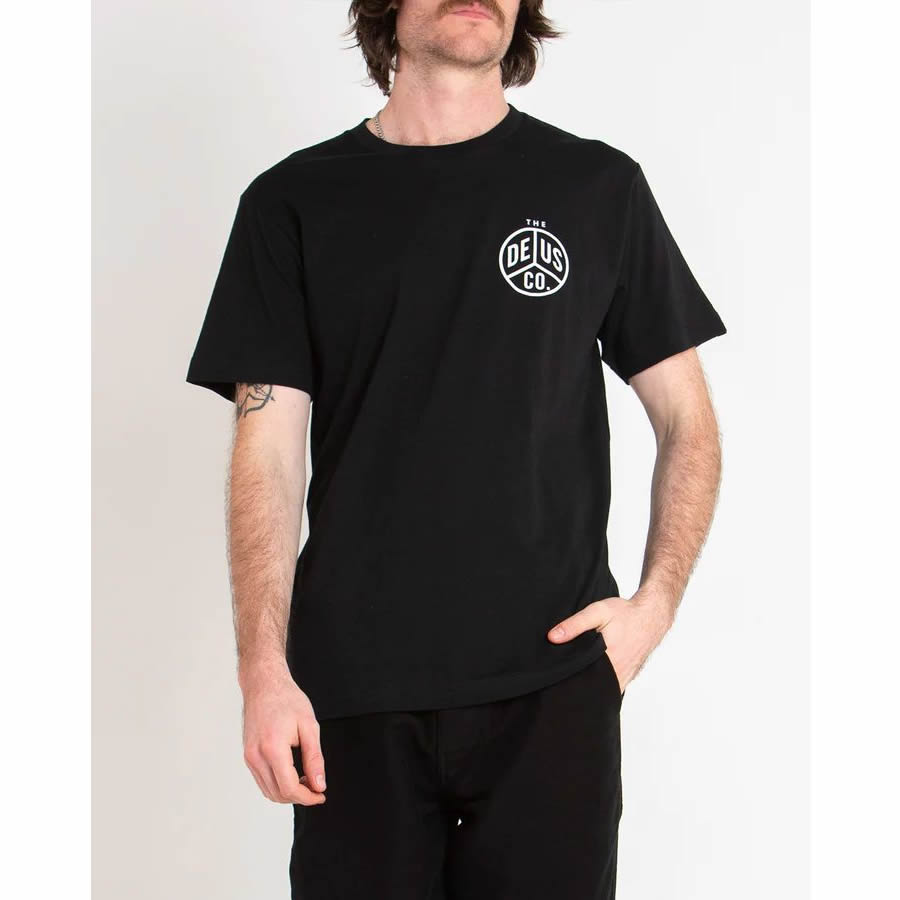 DEUS EX MACHINA ( デウスエクスマキナ ) / 半袖 Tシャツ / DICE TEE - BLACK / DMP231770B/ メンズ