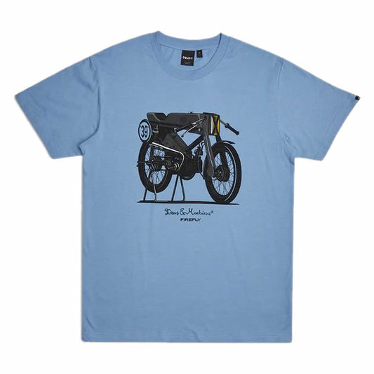 DEUS EX MACHINA ( デウスエクスマキナ ) / 半袖 Tシャツ / FIREFLY TEE - BLUE / DMP231770C/ メンズ