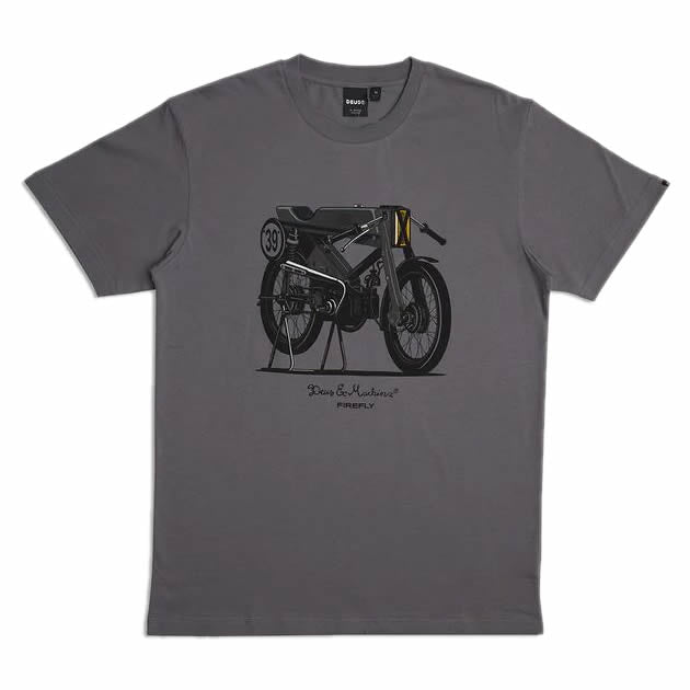 DEUS EX MACHINA ( デウスエクスマキナ ) / 半袖 Tシャツ / FIREFLY TEE - MOON MIST/ DMP231770C/ メンズ