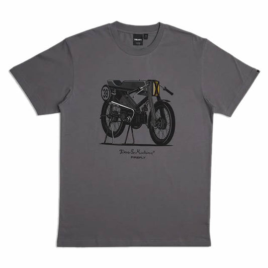 DEUS EX MACHINA ( デウスエクスマキナ ) / 半袖 Tシャツ / FIREFLY TEE - MOON MIST/ DMP231770C/ メンズ