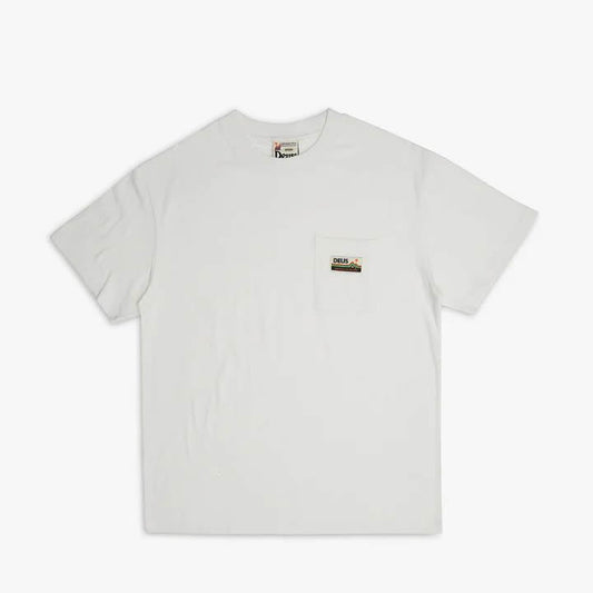 DEUS EX MACHINA ( デウスエクスマキナ ) / 半袖 ドライTシャツ / TANGO POCKET TEE - VINTAGE WHITE / DMS221658 / メンズ