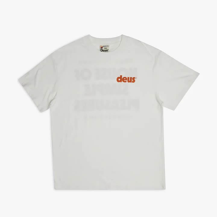 DEUS EX MACHINA ( デウスエクスマキナ ) / 半袖 Tシャツ / BASE TEE - VINTAGE WHITE / DMS221656B / メンズ