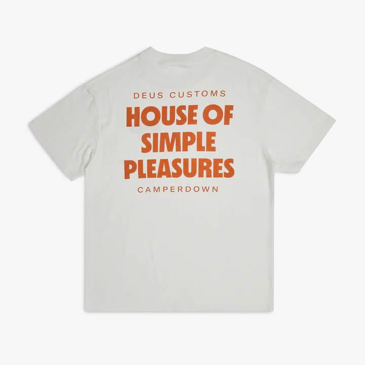 DEUS EX MACHINA ( デウスエクスマキナ ) / 半袖 Tシャツ / BASE TEE - VINTAGE WHITE / DMS221656B / メンズ