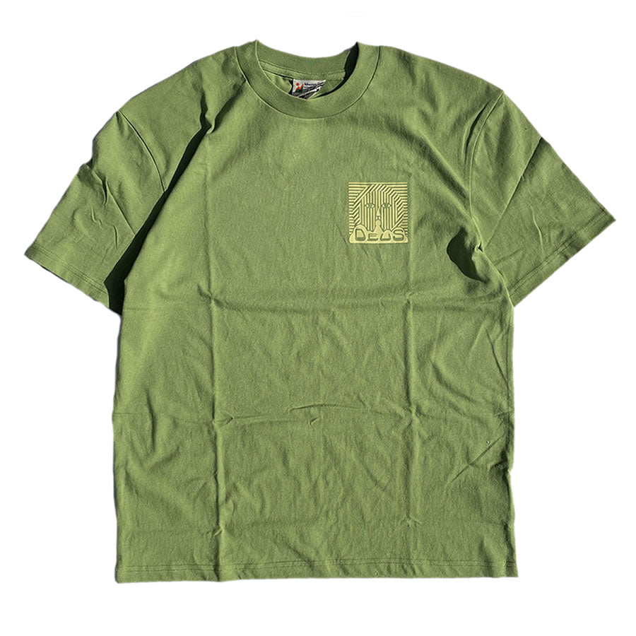 DEUS EX MACHINA ( デウスエクスマキナ ) / 半袖 速乾Tシャツ / UV TEE - CAMP GREEN / DMS221656C / メンズ