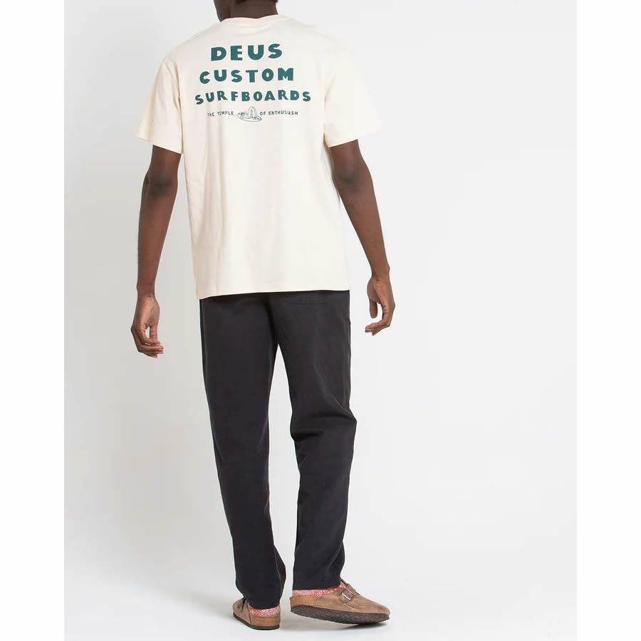 DEUS EX MACHINA ( デウスエクスマキナ ) / 半袖 Tシャツ / LAYBACK TEE - DIRTY WHITE / DMP231785A / メンズ
