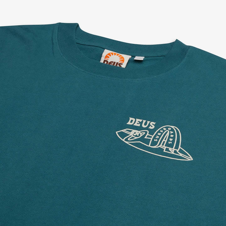 DEUS EX MACHINA ( デウスエクスマキナ ) / 半袖 Tシャツ / LAYBACK TEE - JASPER GREEN / DMP231785A / メンズ