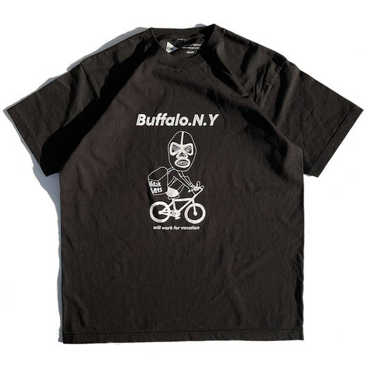 FUNG(ファング)/ 半袖 Tシャツ / BUFFALO BASIC TEE - BLACK / メンズ