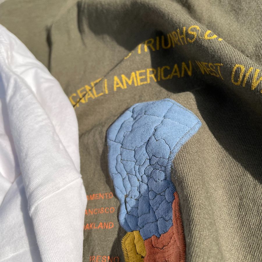 JHANKSON(ジャンクソン) / 半袖Tシャツ / CALL MAP TEE - OLIVE / メンズ