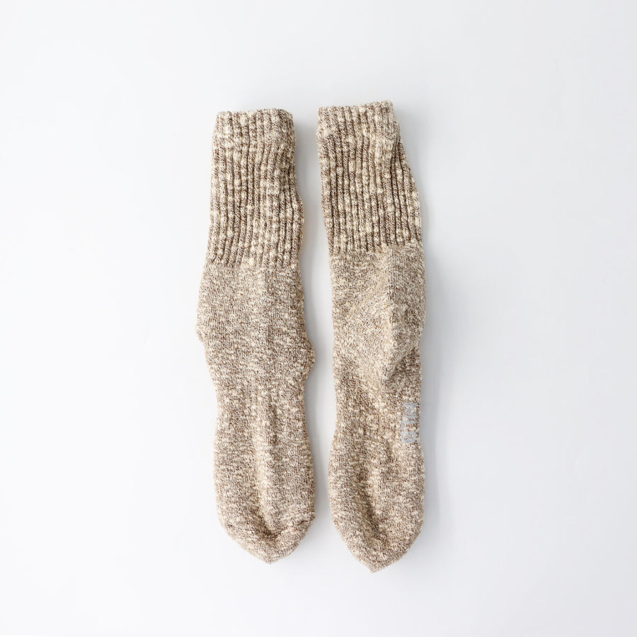 ROSTER SOX(ロスターソックス) x MLB / 靴下 クルーソックス / 3D MLB SOCKS - BROWN / MLB-128-SD / メンズ