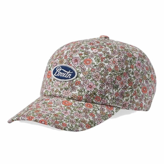 BRIXTON (ブリクストン) / ベースボールキャップ 帽子 / PARSONS LP CAP - WHITE FLORAL / WHTFL / メンズ 23SS