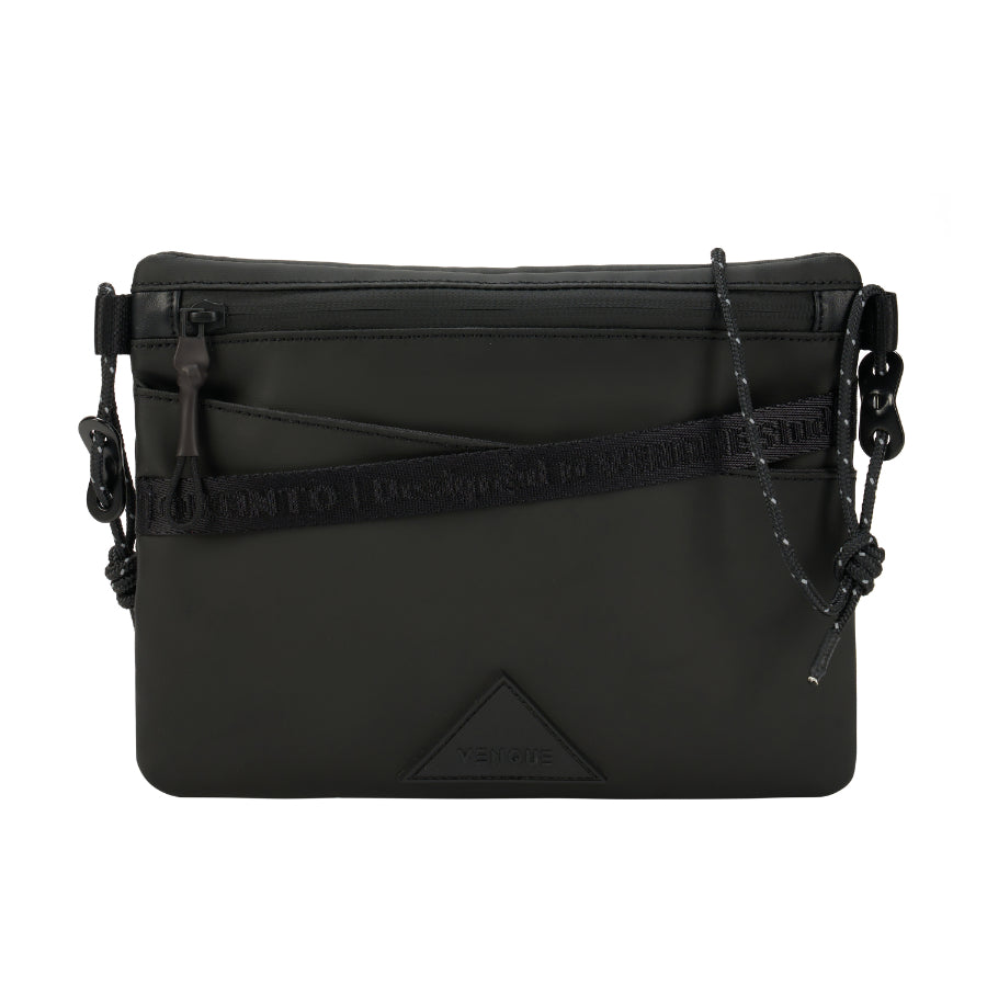 VENQUE (ヴェンク) / 防水 ボディーバッグ ポーチ / GEO CROSSBODY - BLACK / 国内正規取扱店 / 1年間製品保証付き