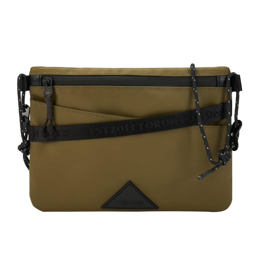 VENQUE (ヴェンク) / 防水 ボディーバッグ ポーチ / GEO CROSSBODY - GREEN / 国内正規取扱店 / 1年間製品保証付き