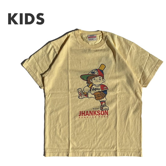 JHANKSON(ジャンクソン) / キッズ 半袖Tシャツ / KIDS BUFFA-KUN TEE - YELLOW / メンズ