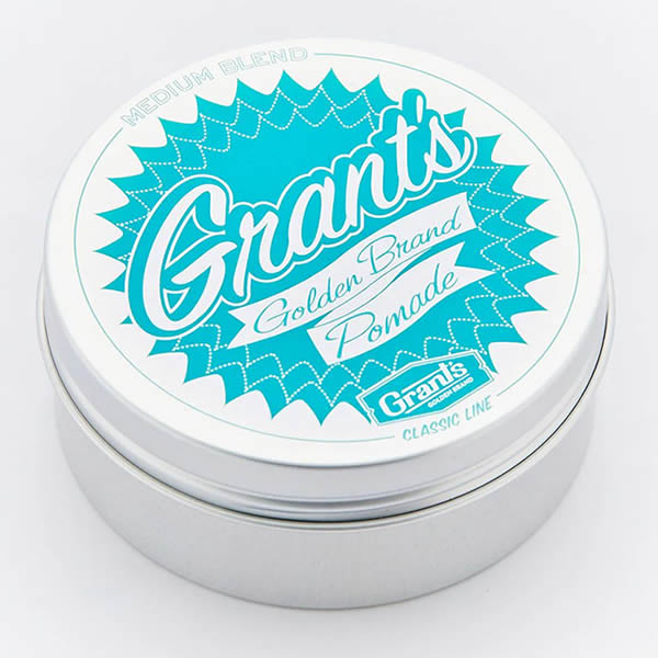 GRANTS GOLDEN BRAND (グランツゴールデンブランド) /  水性 ポマード / MEDIUM BLEND POMADE / 120g / 日本製 Made in Japan