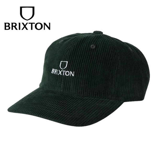 BRIXTON (ブリクストン) / ストラップバック キャップ 帽子 / ALPHA LP CAP - PINE NEEDLE CORD / PNNDC / メンズ 23FW